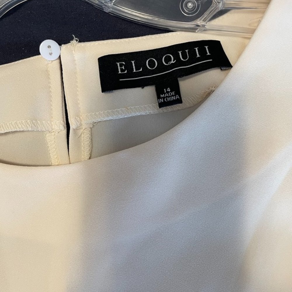Beige Blouse with Twist Front - Picture 3 of 4